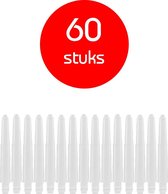 Dragon Darts - darts shafts - 20 sets (60 stuks) - short - wit - dart shafts - shafts