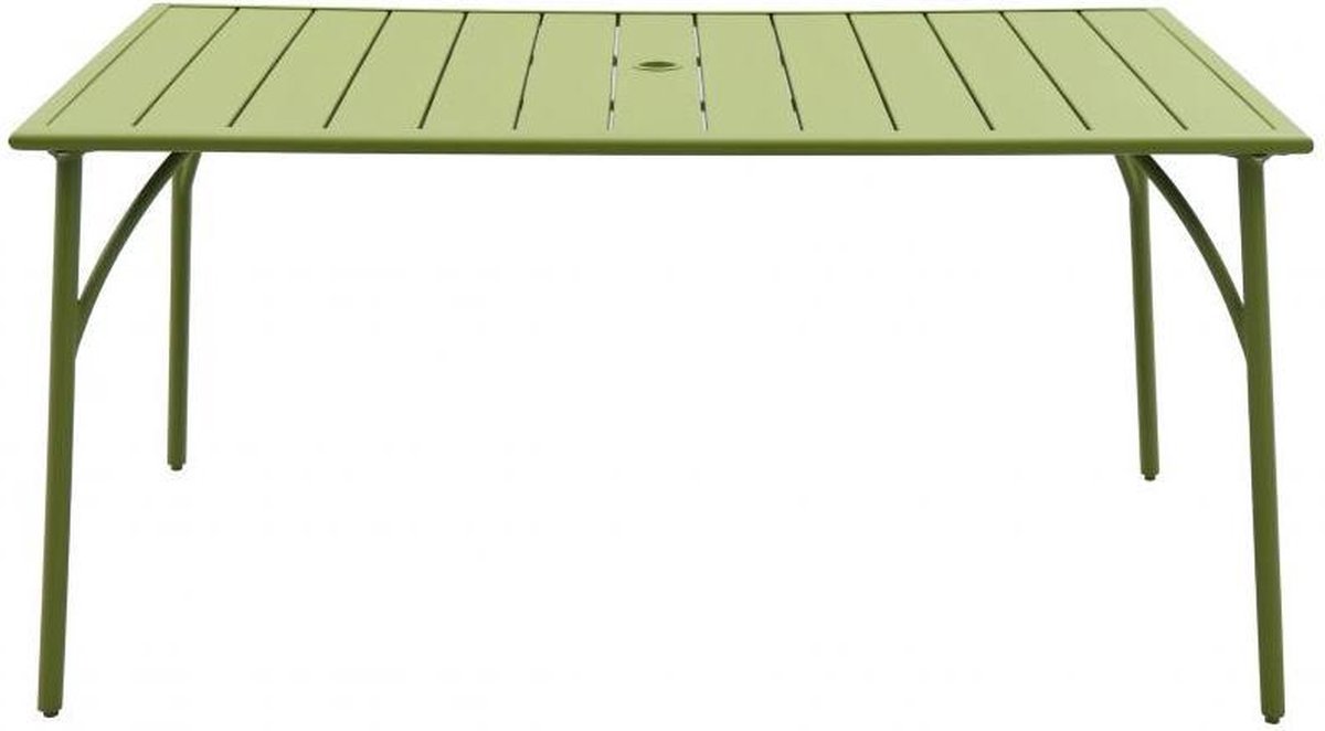 Royal Patio groen stalen tuintafel 150 cm | bol.com
