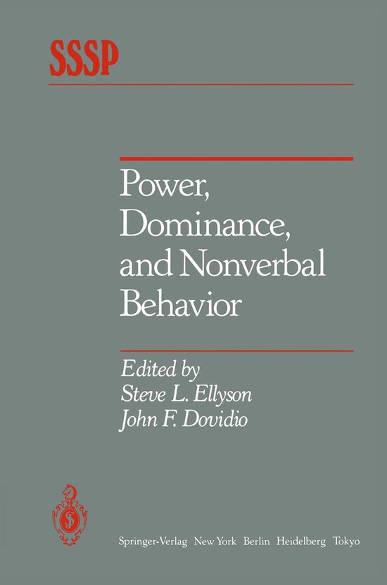 Behavioral Science and Psychology (R0) - Power, Dominance, a ... - cover