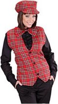Tartan gilet voor dames met Schotse ruit XL