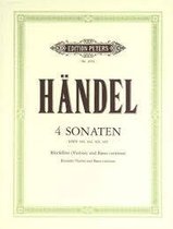 4 Sonaten für Blockflöte (Violine) und Basso continuo HWV 360/362/365/369
