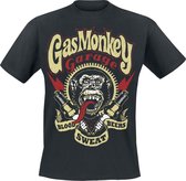 Gas Monkey Blood Sweat And Bears Red Heren T-shirt XL