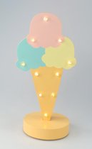 Kreative Mdf Lamp Ijsje Ice cream Sfeerlamp Tafellamp Nachtlamp