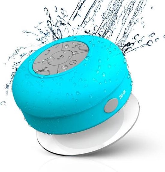 piloot criticus paling Waterdichte Bluetooth Speaker met Zuignap – Waterproof Badkamer / Douche  Speaker Blauw | bol.com