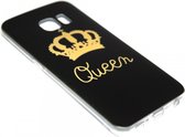 Goud Queen hoesje Samsung Galaxy S6