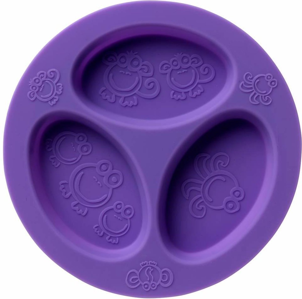 Oogaa Siliconen 3 Vaks Bord - Purple
