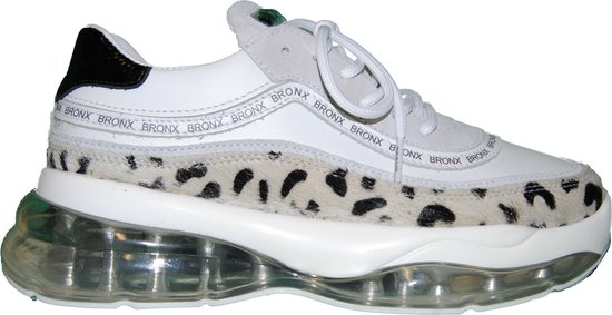 Bronx Dames Sneakers Bubbly - Wit - Maat 38 | bol.com