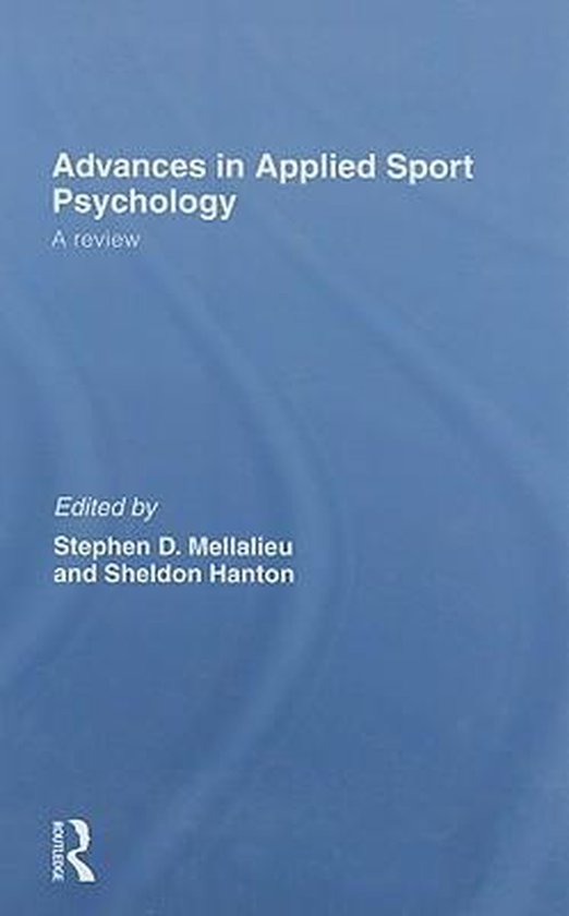 Advances In Applied Sport Psychology - cover