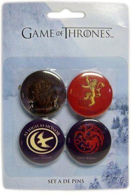 Game of Thrones pins set A