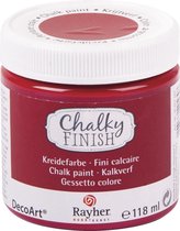 CHALKY FINISH DECOART RAYHER KLASSIEK ROOD 118ml