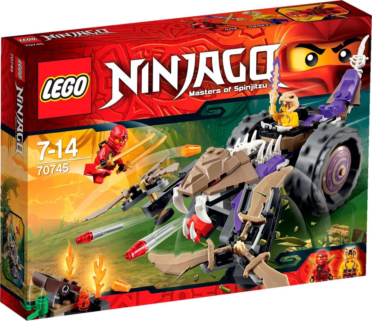 LEGO NINJAGO Anacondrai Crusher - 70745 | bol.com