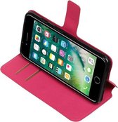 Roze Apple iPhone 7 Plus TPU wallet case booktype cover HM Book