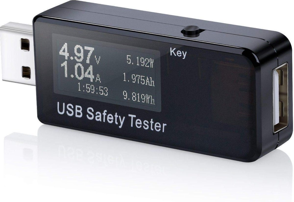 TKSTAR USB Digitale Power Meter Tester Multimeter Stroom- en Voltage  Monitor Meter DC... | bol.com