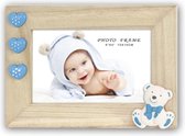 ZEP Houten Baby Fotolijst Patty Blauw ZE46B 10x15 cm