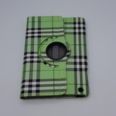 Voor iPad mini 1/2/3 case / hoes – Burberry Style groen