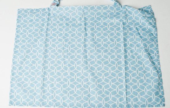 Udder Covers Borstvoedingsdoek Sloane - Lichtblauw/Wit