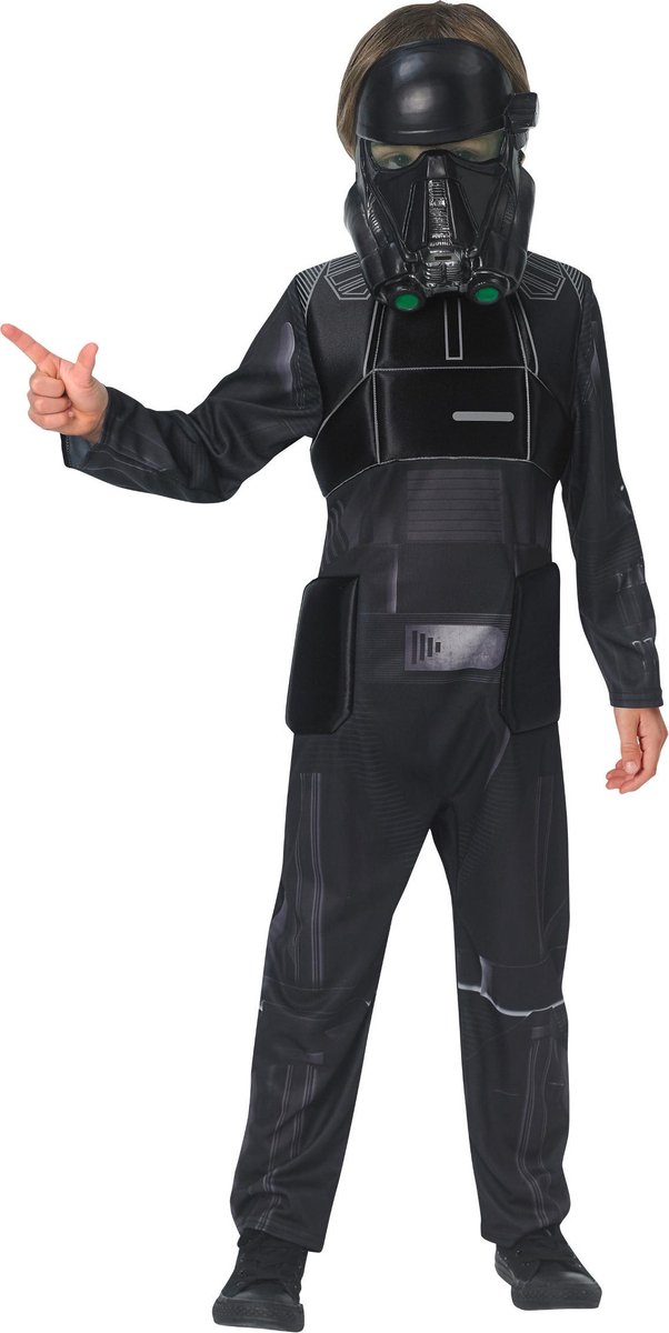 Death Trooper Deluxe Larger Size Child - Maat 152 - Carnavalskleding