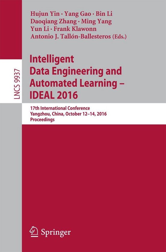 Springer Nature Proceedings Computer Science - Intelligent D ... - cover