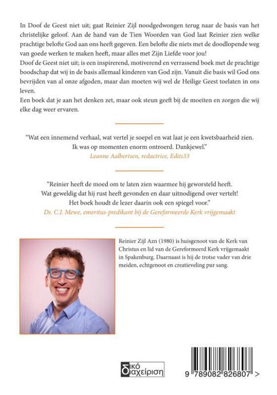 Blus De Geest Niet Uit Doof de Geest niet uit;, Reinier Zijl Azn | 9789082826807 | Boeken | bol