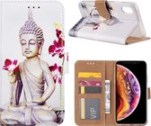 Buddha Boekmodel Hoesje iPhone XR
