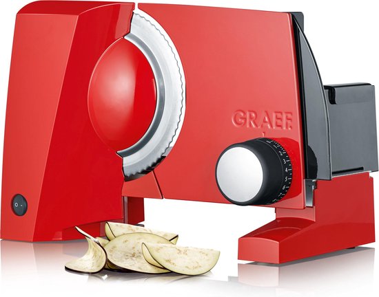 Graef Electrische Snijmachine 170W Aluminium Rood van Graef — afbeelding 3