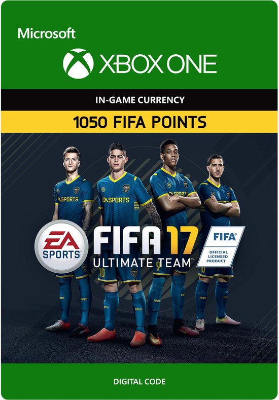 FIFA 17 Ultimate Team 1050 FIFA Points – Xbox One Download – Niet beschikbaar in Belgie