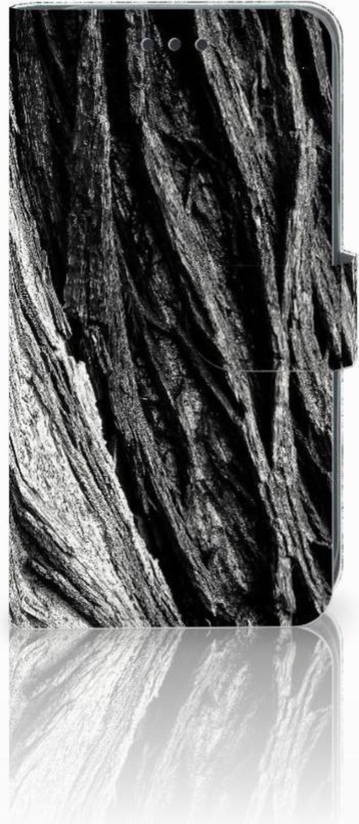 Book Style Case Apple iPhone Xr Boomschors Grijs