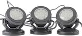 Pontec PondoStar 1W LED Set 3 - onderwaterspot tuinverlichting vijververlichting