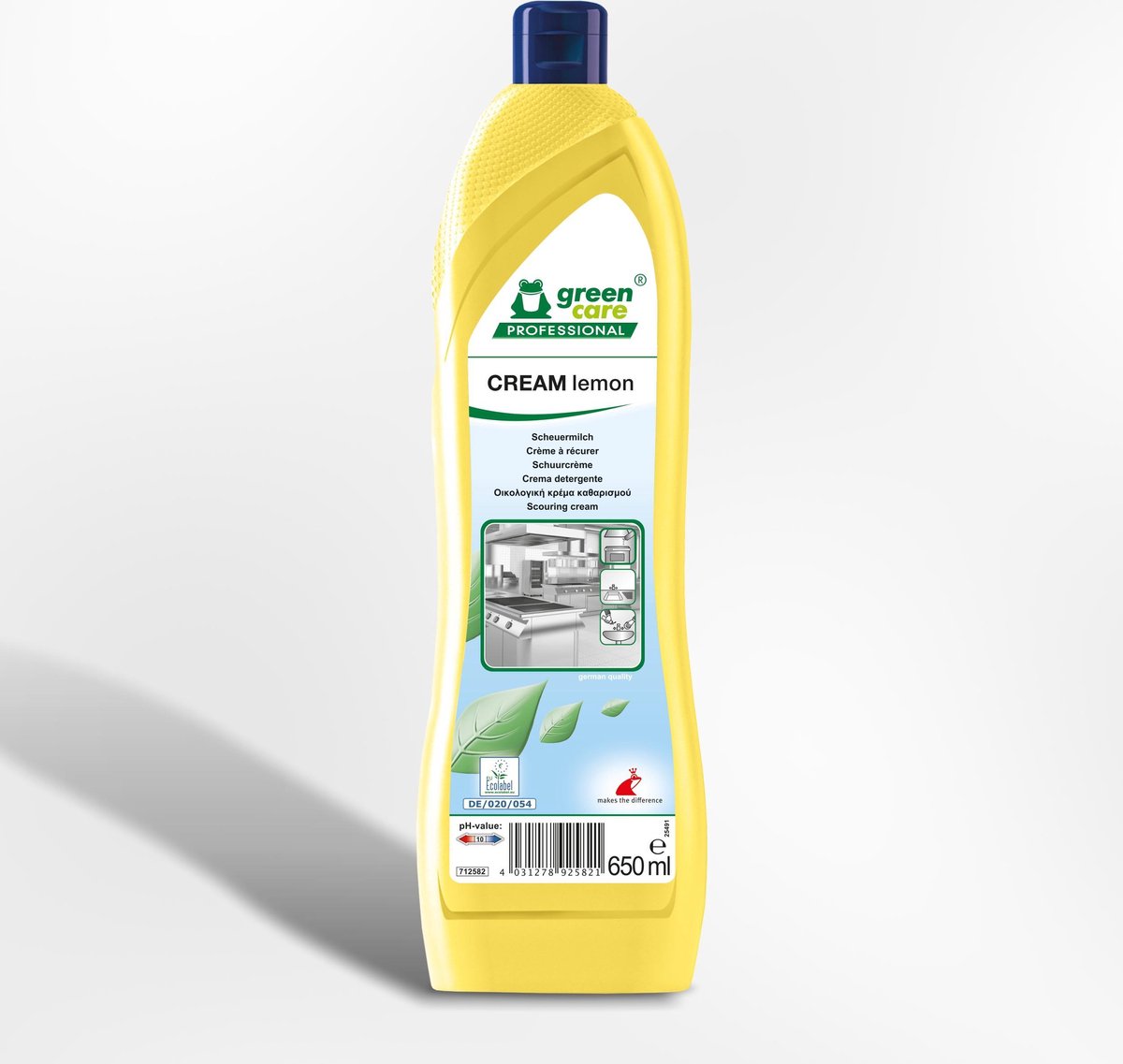 Green care cream lemon 650 ml