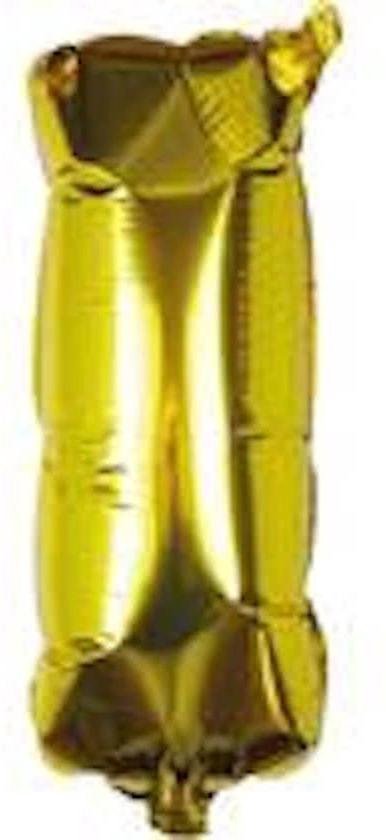 Palloncino Lettera T In Lamina Dorata 40,6 Cm - Ginger Ray Per Feste E Compleanni, Con Cannuccia Per Gonfiare