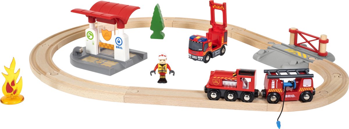 BRIO Treinset bij de brandweer - 33815 — afbeelding 4