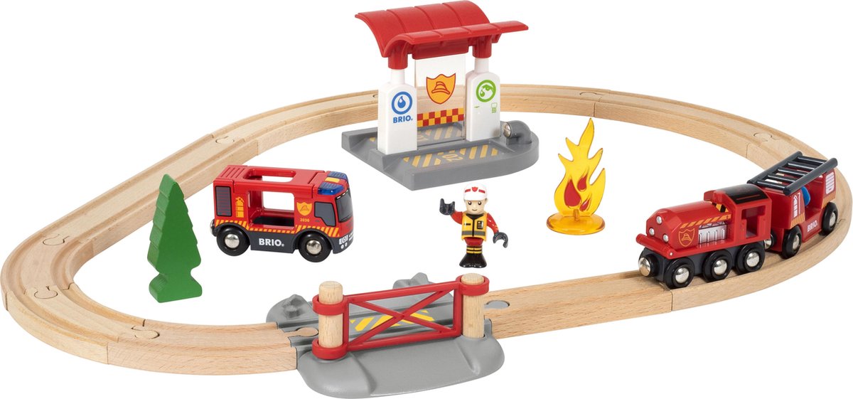 BRIO Treinset bij de brandweer - 33815 — afbeelding 2
