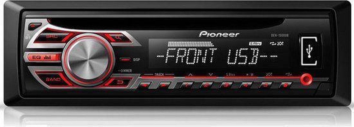 Pioneer DEH-1500UB - Autoradio - Zwart | bol