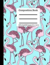 Goddess Book Press Pink Flamingo Composition Book Writing Notebook College