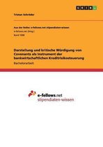 Darstellung Und Kritische Wurdigung Von Covenants ALS Instrument Der Bankwirtschaftlichen Kreditrisikosteuerung