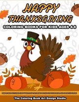 Holiday Coloring Book Kids- Thanksgiving Coloring Books for Kids Ages 4-8
