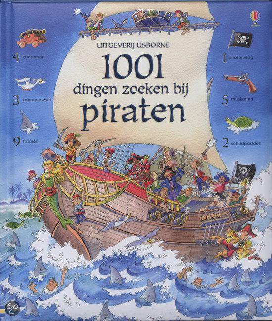 Cover van het boek '1001 dingen zoeken bij piraten' van Rob Lloyd Jones