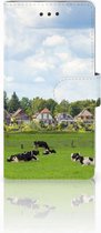 Cuir de Première Qualité Housse pour Huawei Ascend P8 Lite Coque Les Vaches Hollandaises
