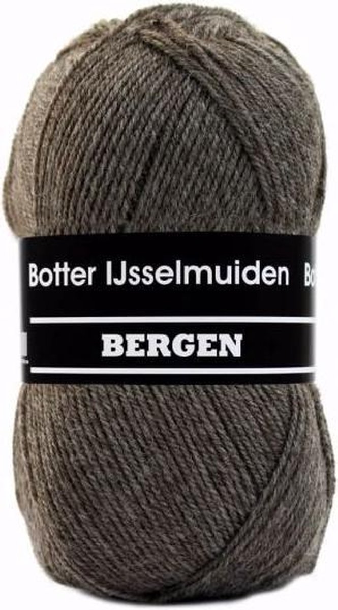 Botter Bergen kleur 003 Bruin (sokkenwol) pak 10 stuks