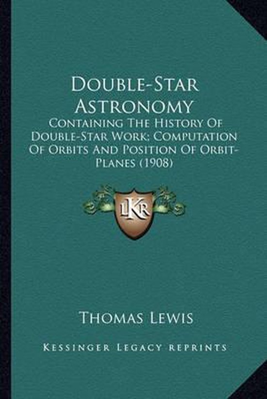 Double-Star Astronomy - cover