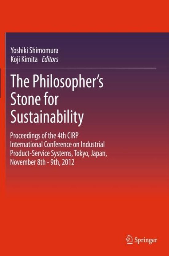 The Philosopher's Stone for Sustainability - cover