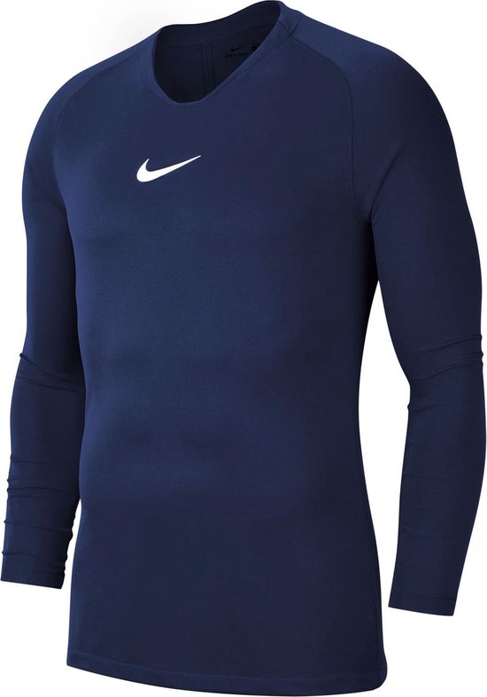 Chemise thermique Nike Dry Park First Layer Longsleeve - Taille 140 - Unisexe - Marine