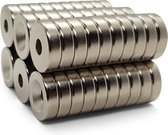 Brute Strength - Super sterke ring magneten - Rond - 15 x 4 mm met 4 mm gat - 60 Stuks - Neodymium magneet sterk