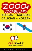 2000+ Vocabulary Korean - Galician