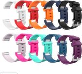 Multicolour Bandjes voor FitBit Charge 2 – Siliconen Armbanden 10 Kleuren Pack - Large