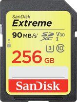 SanDisk Extreme SDXC 256GB - 90MB/s - V30