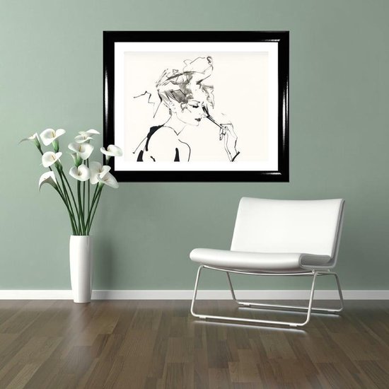 Homedecoration Colorado - Cadre photo - Format photo - 20 x 72 cm - Noir brillant