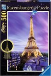 Ravensburger puzzel Verlichte Eiffeltoren Starline - Legpuzzel - 500 stukjes