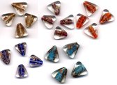 20 Stuks Hand-made Jewelry Beads - Driehoek - 5 Verschillende Kleuren