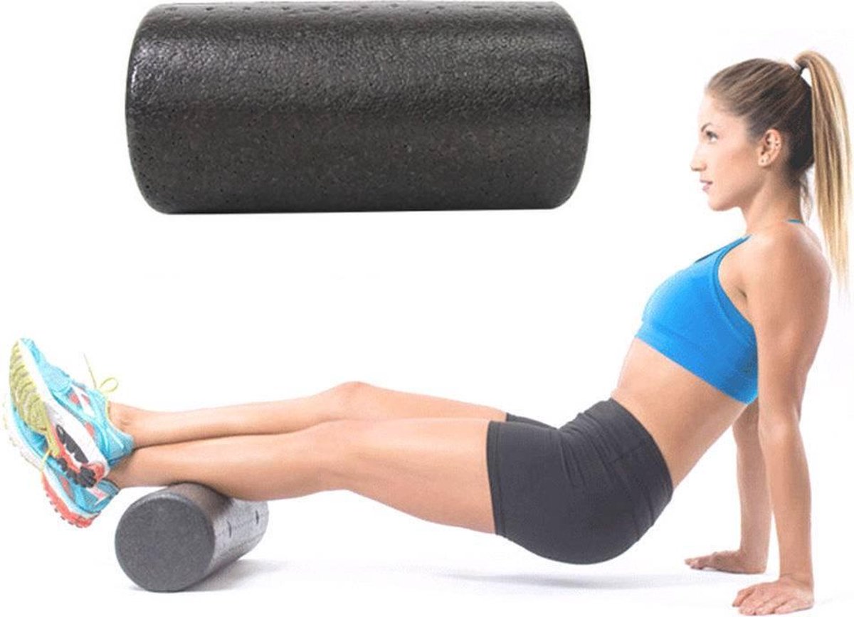 Foam roller foam roller pilates fitness yoga zwart